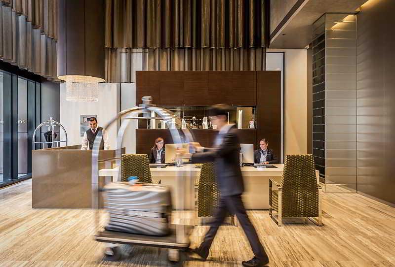 Fraser Suites Sydney Exteriör bild The lobby of the hotel