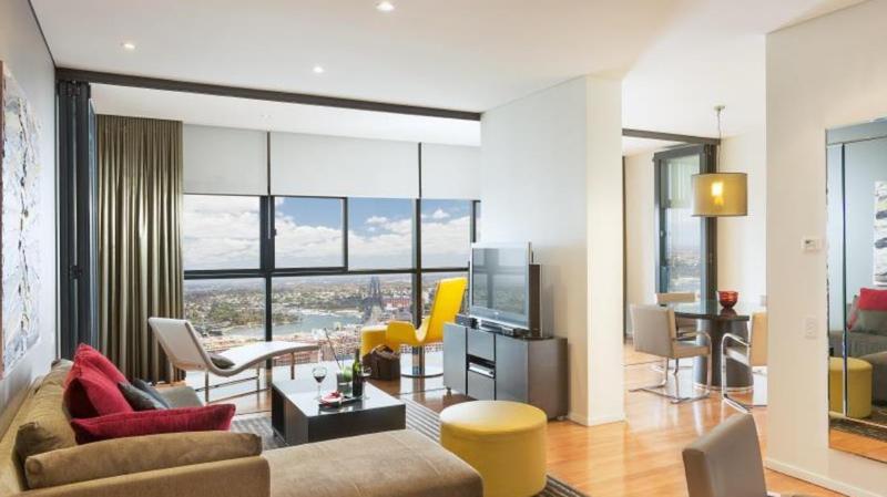 Fraser Suites Sydney Exteriör bild The interior of a typical apartment