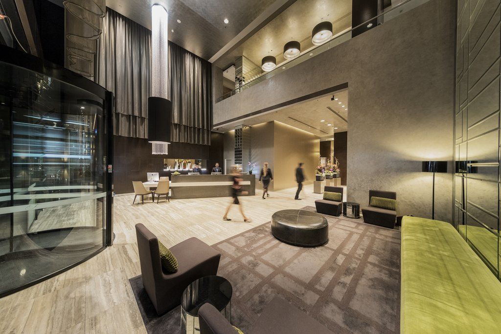 Fraser Suites Sydney Exteriör bild The lobby of the hotel